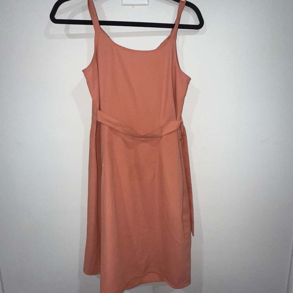 Banana Republic Banana Republic Peach Wrap Dress 12P